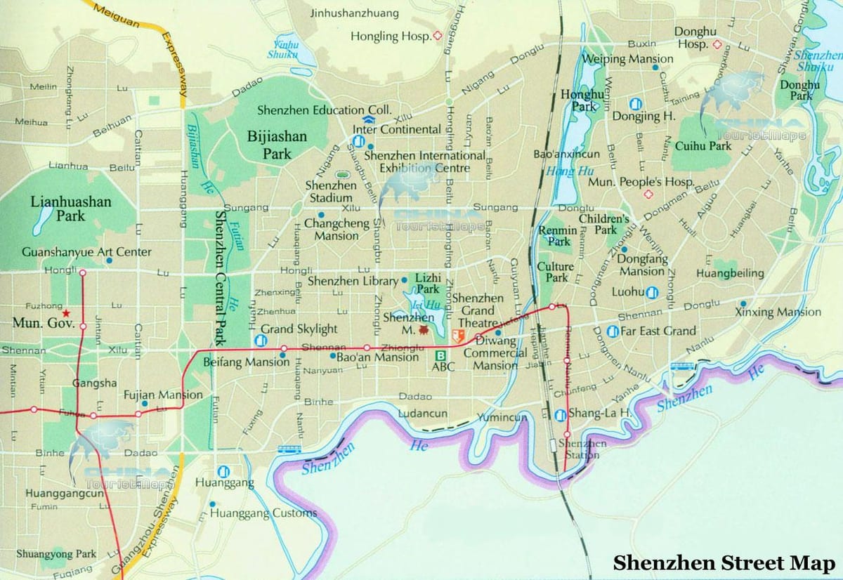 зураг Shenzhen хотын төвд